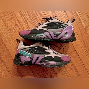 Fila All Terrain Mens Purple Outdoor Shoes 8.5